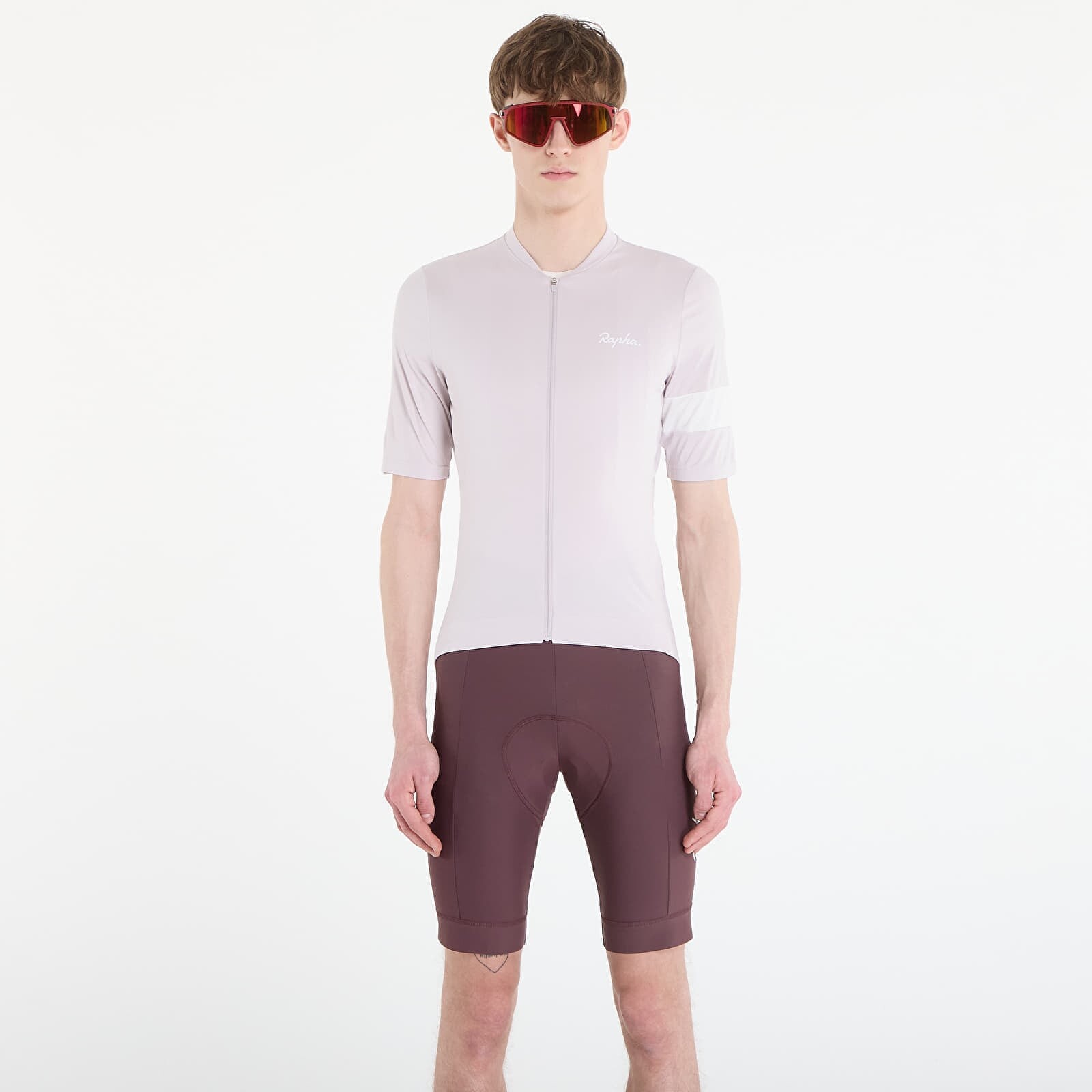 Jersey Rapha Men's Core Jersey Pale Lilac/ White M
