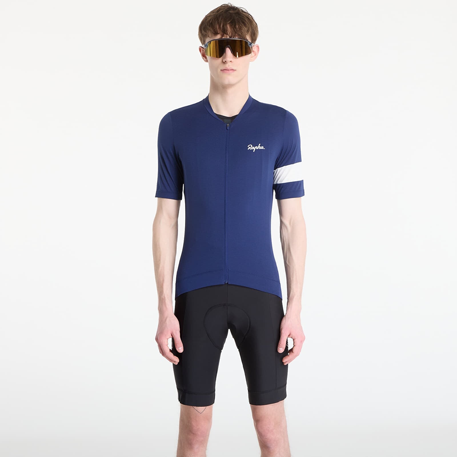 Rapha Men's Core Lightweight Jersey Navy/ White XL