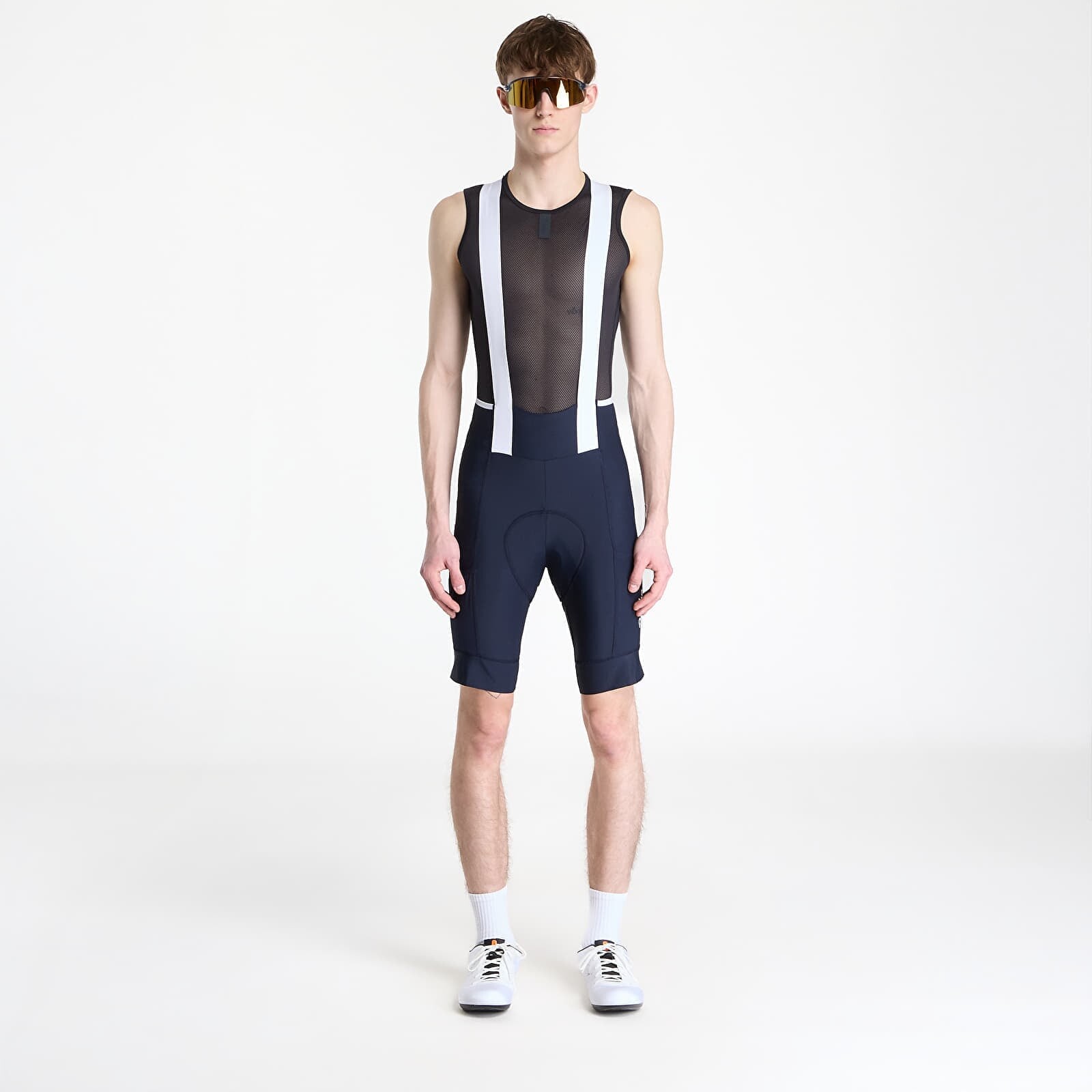 Rapha Men's Brevet Element Cargo Bib Shorts Dark Navy/ White M