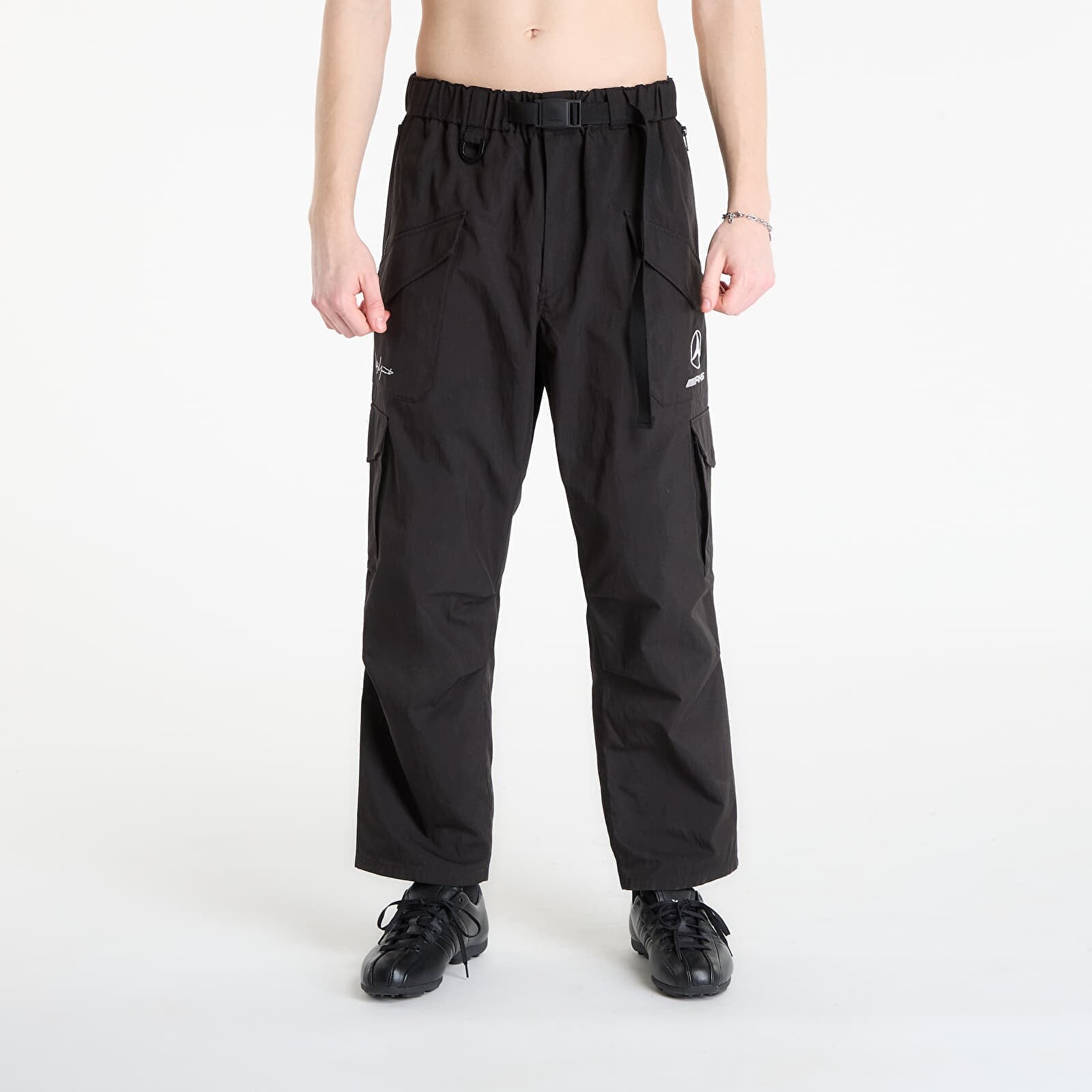 Pants Y-3 x Mercedes-AMG PETRONAS Formula One Team Cargo Trousers Black L