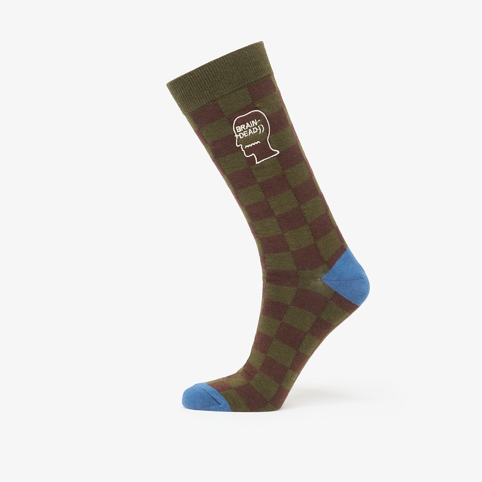 Brain Dead Logohead Dress Socks Chckr Universal