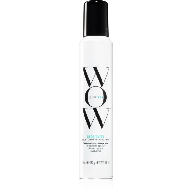 Color WOW Color Control Blue Toning + Styling Foam toning foam for brown to dark hair 200 ml