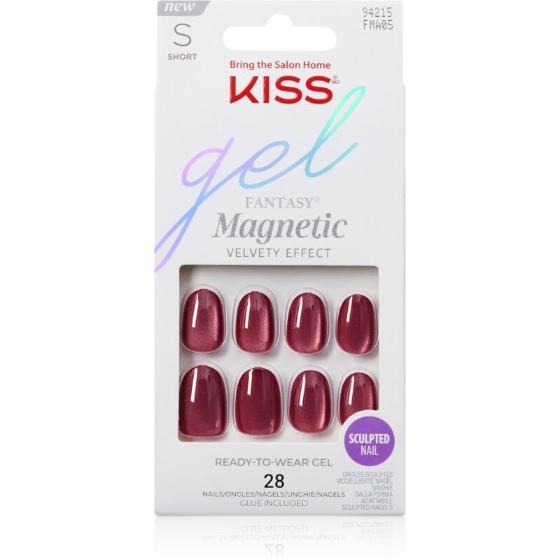 KISS Gel Fantasy Magnetic false nails 28 pc