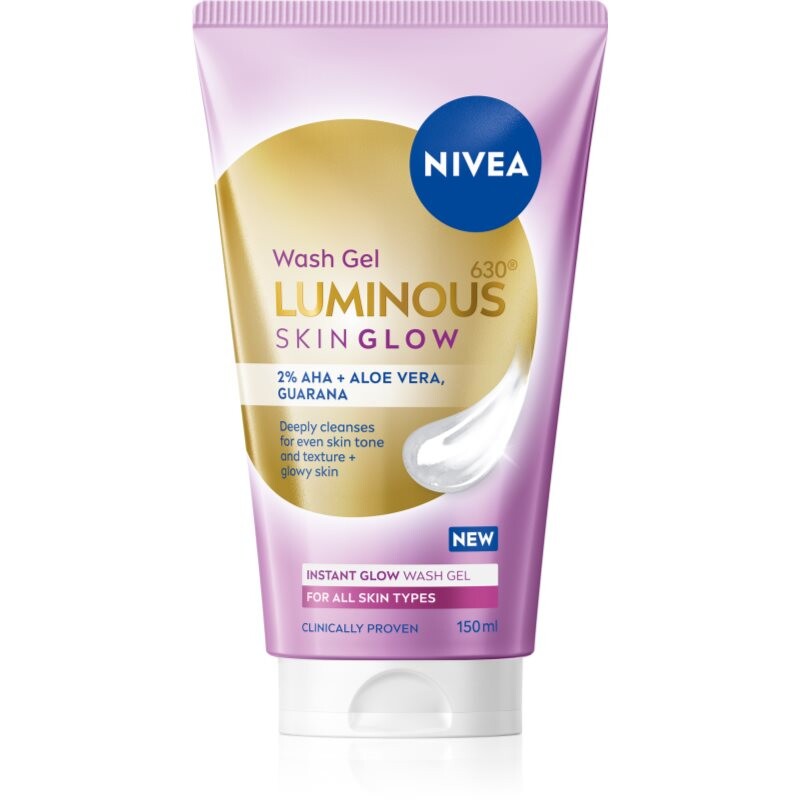 NIVEA Luminous Skin Glow gel facial cleanser with a brightening effect 150 ml