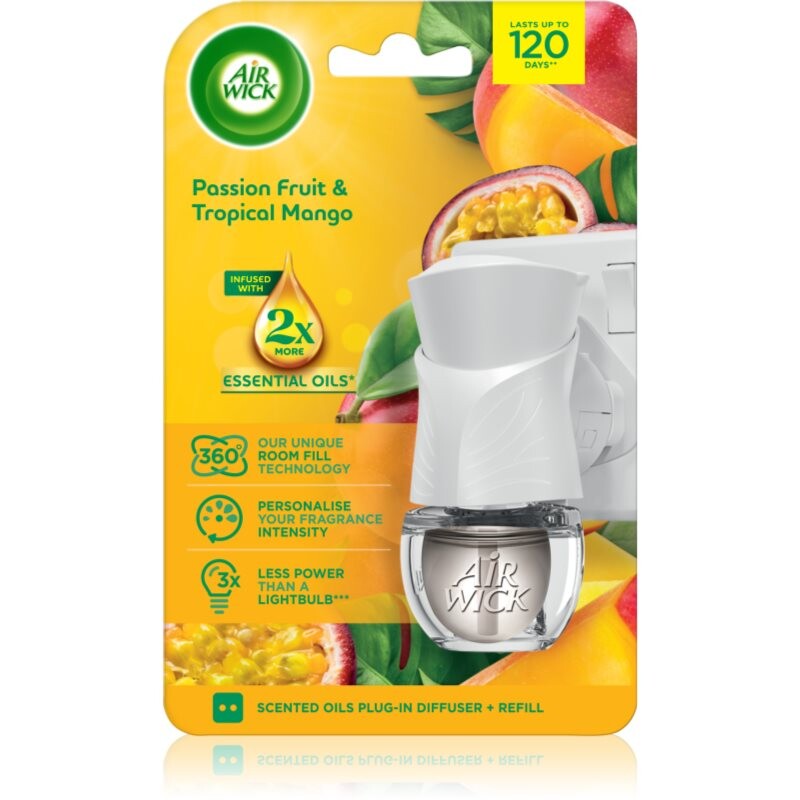 Air Wick Electric Passion Fruit & Tropical Mango electric air freshener with refill 199 ml