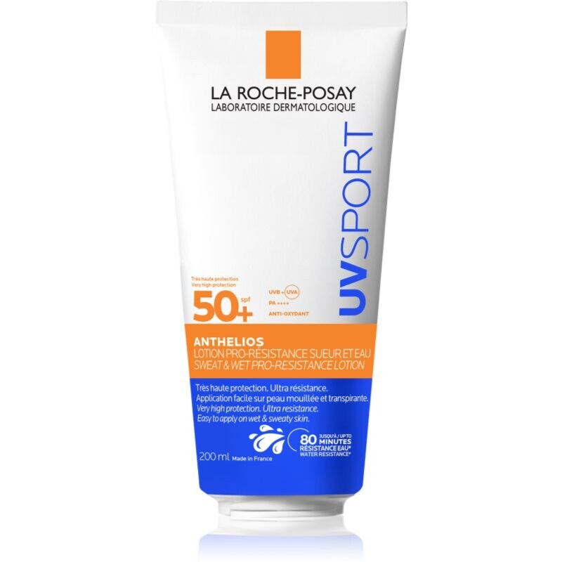 La Roche-Posay Anthelios UV Sport Sweat & Wet Pro-Resistance Lotion waterproof sunblock for sport SPF 50+ 200 ml