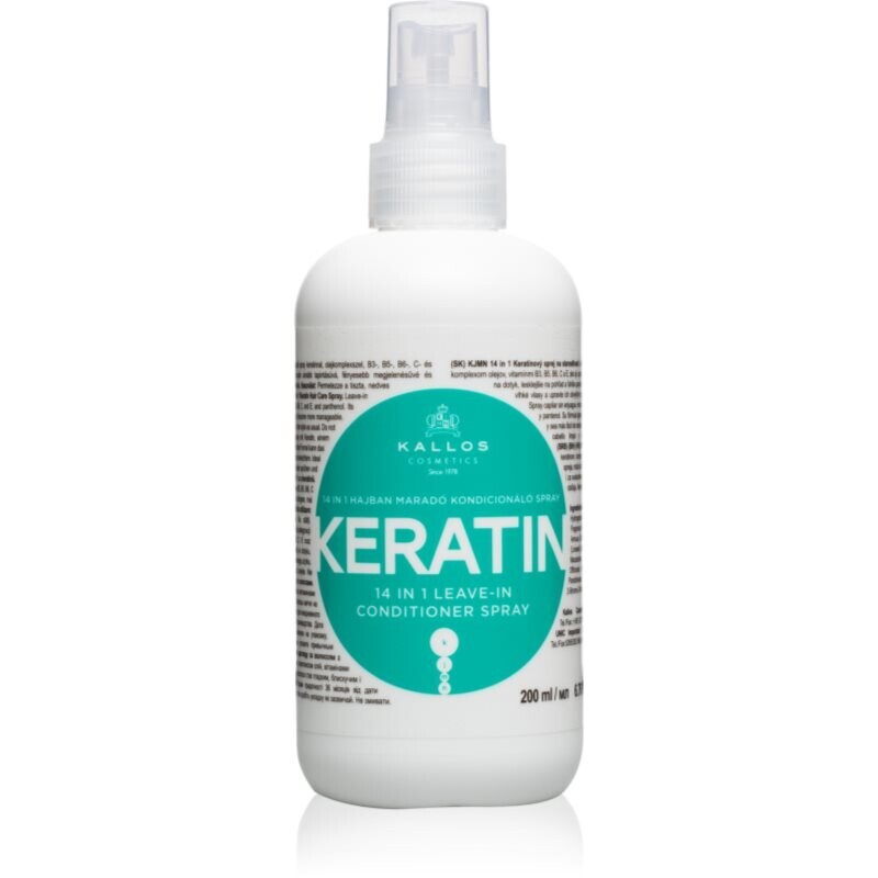 Kallos KJMN Professional Keratin leave-in spray for hair 200 ml