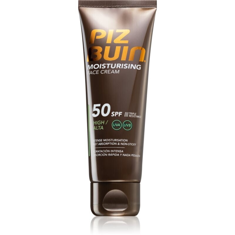 Piz Buin Moisturising facial sunscreen with moisturising effect SPF 50 50 ml