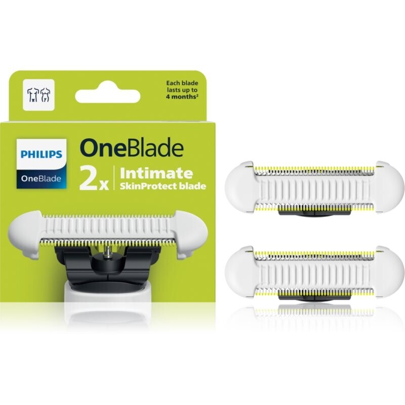 Philips OneBlade Intimate SkinProtect QP229/50 replacement blades for OneBlade Intimate QP1924/30 2 pc