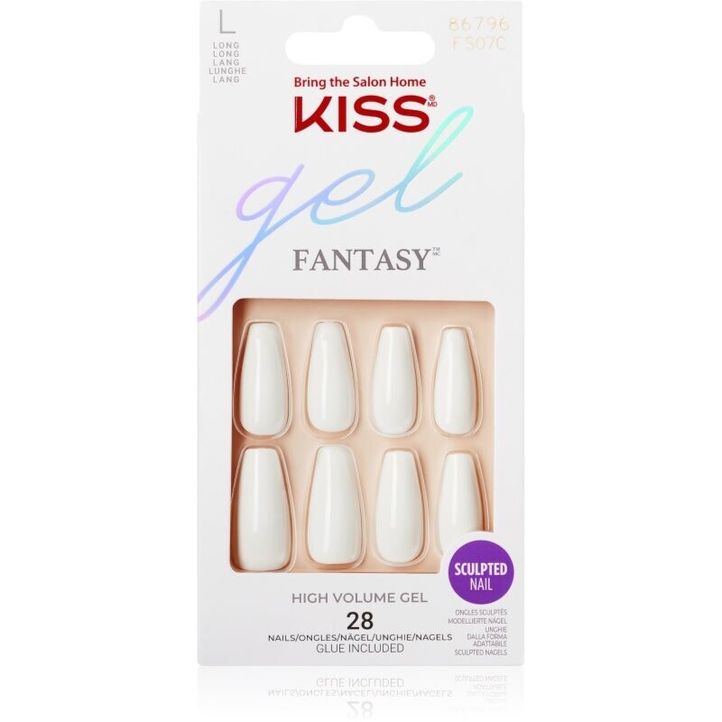 KISS Gel Fantasy false nails True Color 28 pc
