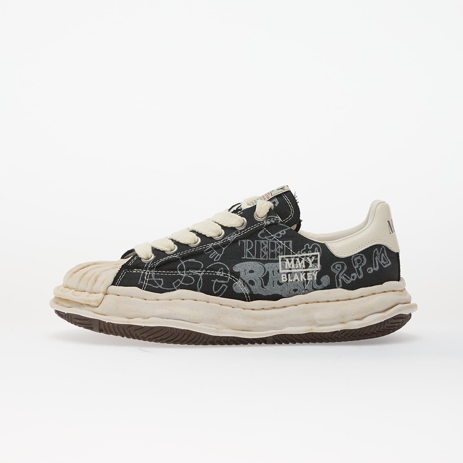 Sneakers Maison MIHARA YASUHIRO (MMY) Blakey Graffitied Sneaker Black UK 44