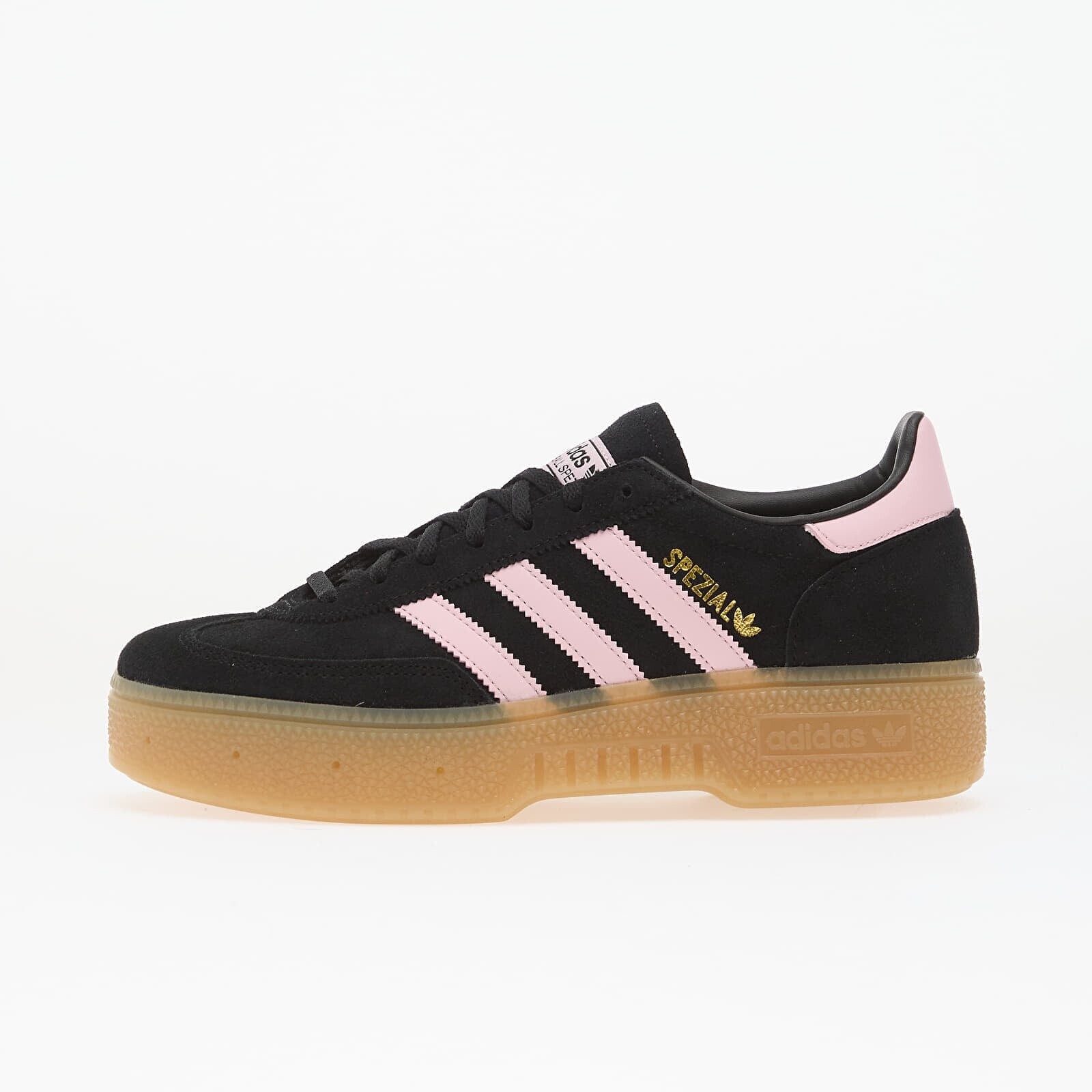 Sneakers adidas Handball Spezial Bold W Core Black/ Clear Pink/ Gum UK 5