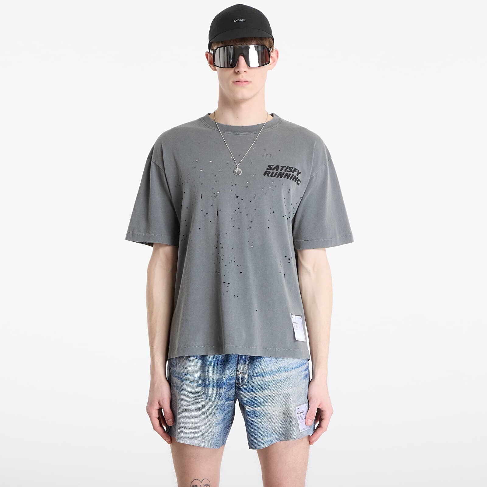 T-shirt Satisfy MothTech T-Shirt Faded Black M