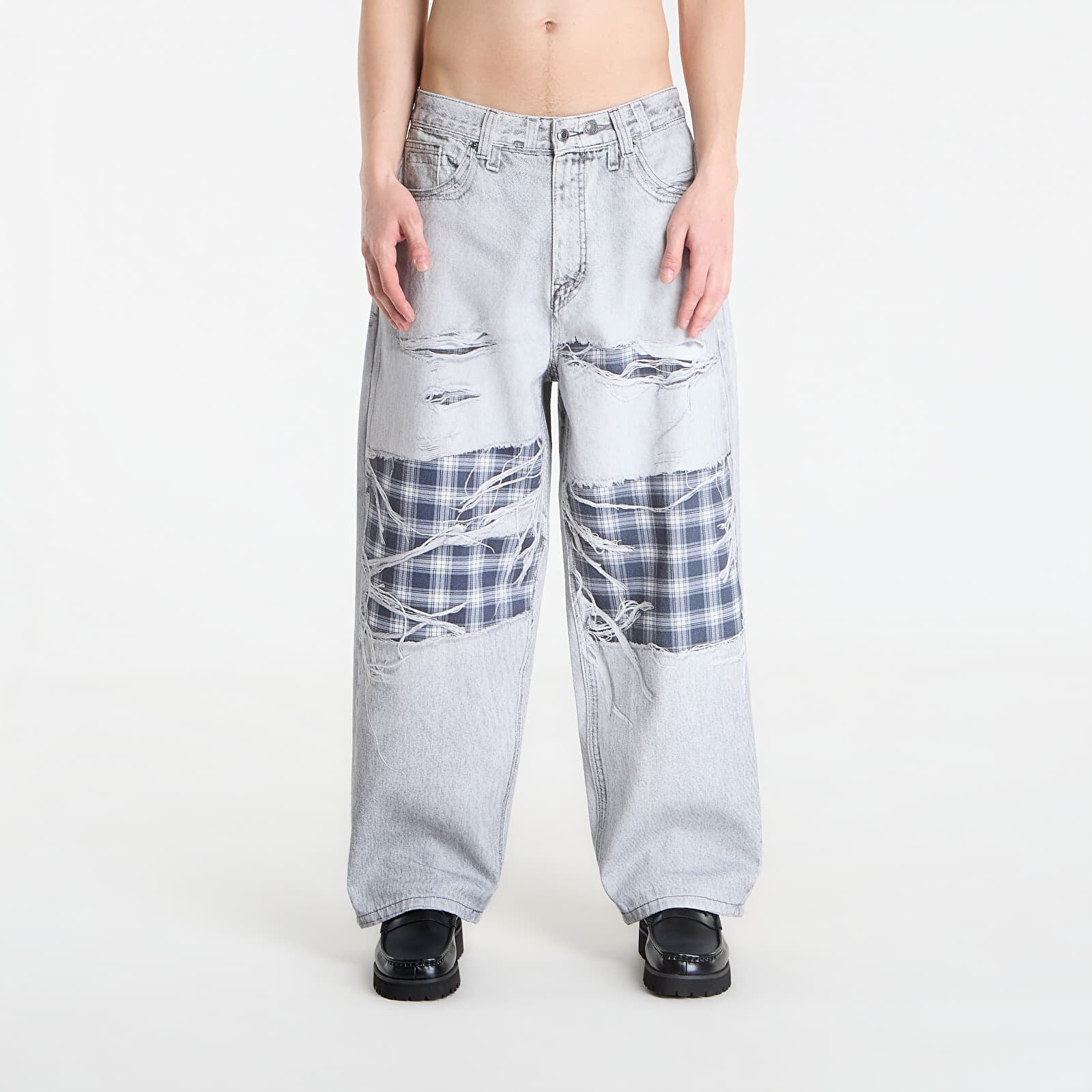 Pants Wasted Paris M Trompe L'Oeil Grant Faded Grey 30