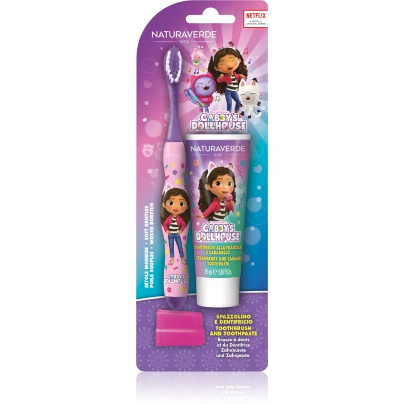 Gabby's Dollhouse Naturaverde Kids Dental Set set for teeth