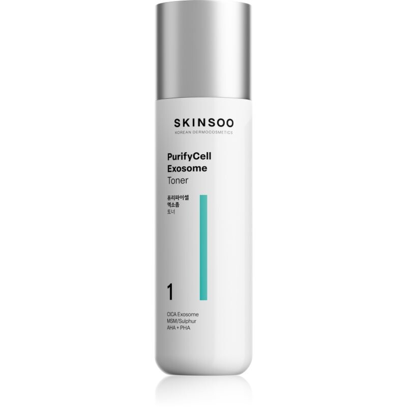 SKINSOO PurifyCell Exosome Toner soothing toner to regulate sebum 200 ml