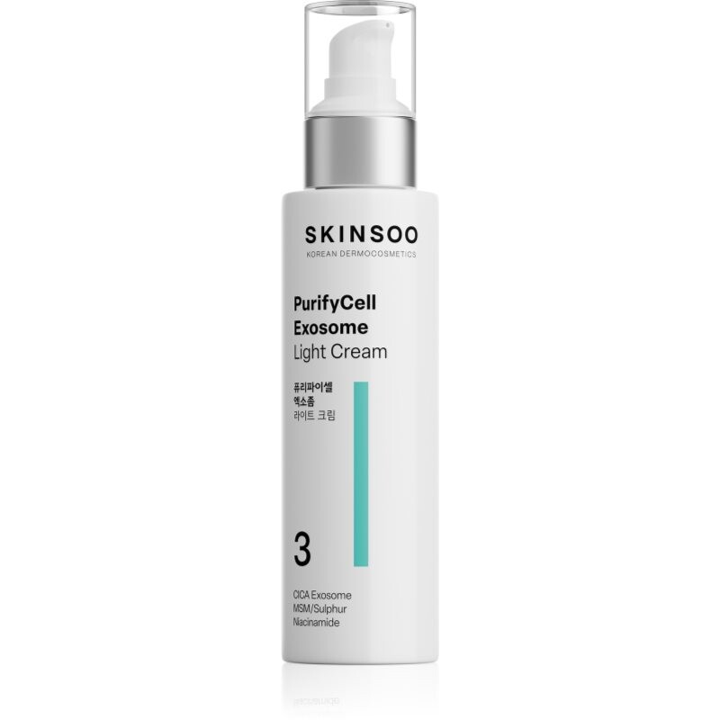 SKINSOO PurifyCell Exosome Light Cream light moisturising cream with mattifying effect 120 ml