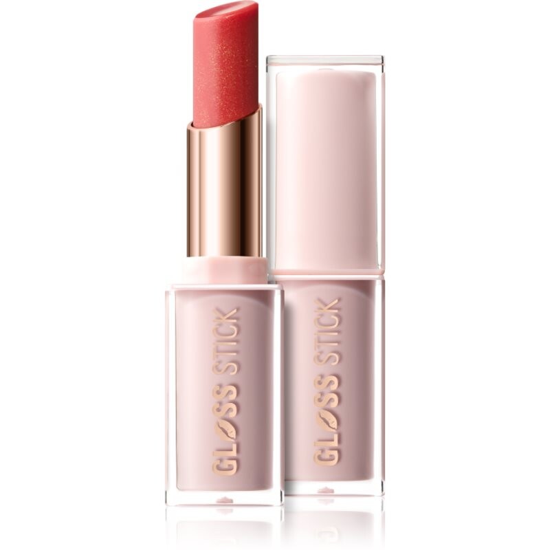 Revolution Pout Lip Gloss Stick moisturising glossy lipstick shade Shimmer Sugar Cookie Pink 3 g