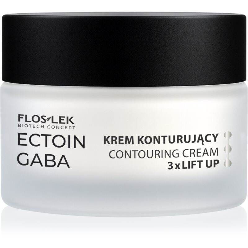 FlosLek Laboratorium Ectoin Gaba Contouring Face Cream 3xLift Up lifting cream for contour smoothing 50 ml