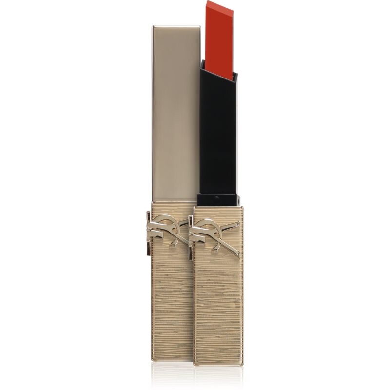 Yves Saint Laurent Rouge Pur Couture The Slim Holiday Collection slim lipstick with leather-matt finish shade 1936 2.2 g