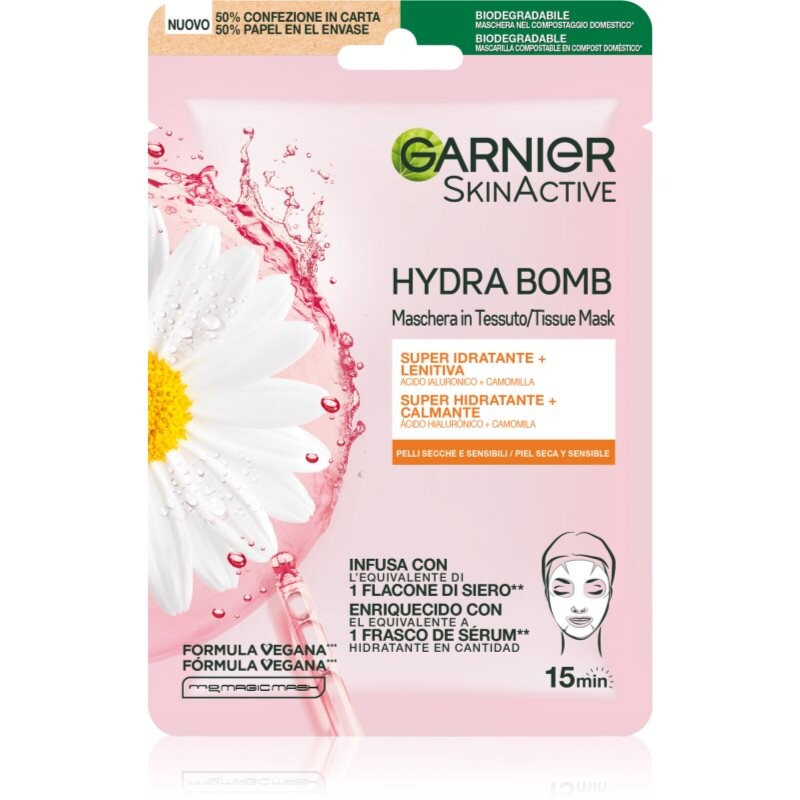Garnier Skin Active Hydra Bomb sheet mask with chamomile 1 pc