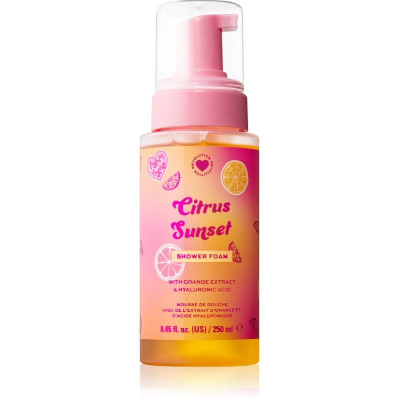 I Heart Revolution Citrus Sunset Shower Foam shower foam 250 ml
