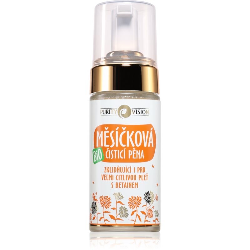 Purity Vision BIO Calendula Cleansing Foam dermo-soothing deep cleansing foam 90 ml