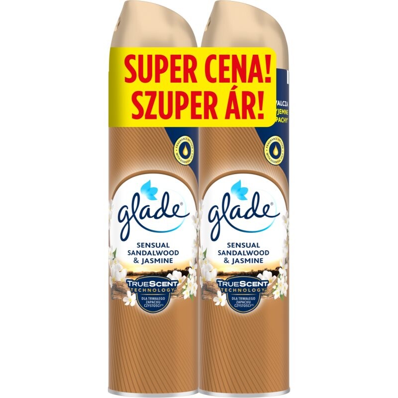 GLADE Sensual Sandalwood & Jasmine air freshener double 2x300 ml