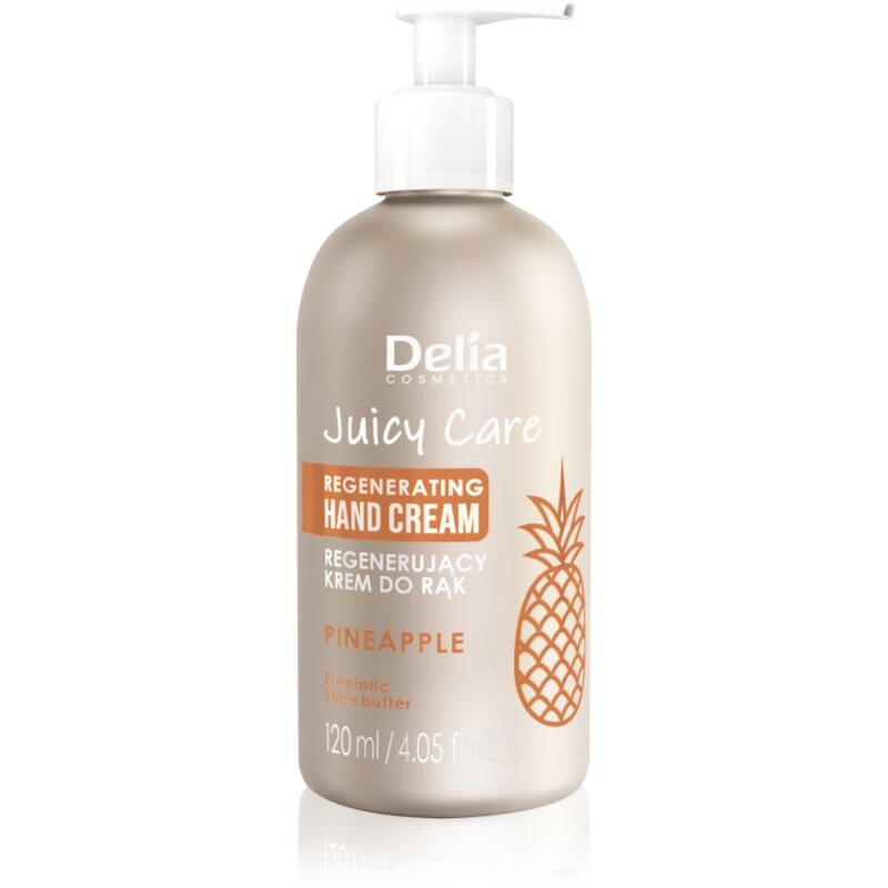 Delia Cosmetics Juicy Care Pineapple regenerating hand cream 120 ml