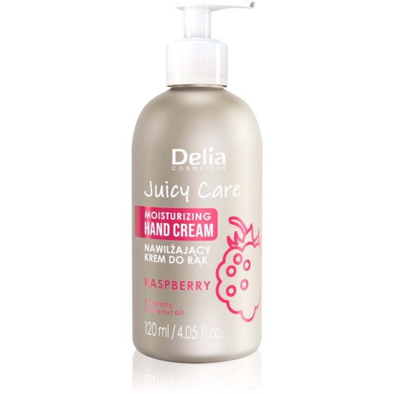 Delia Cosmetics Juicy Care Raspberry moisturising hand cream 120 ml