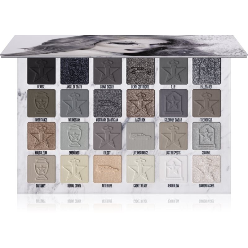 Jeffree Star Cosmetics Cremated Artistry eyeshadow palette 24x1,5 g