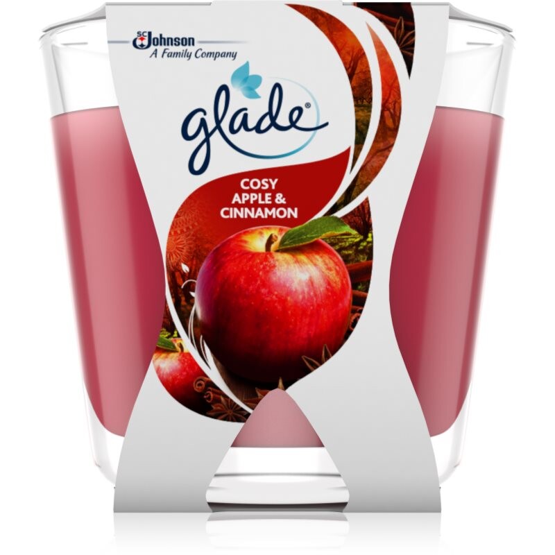 GLADE Cosy Apple&Cinnamon scented candle 70 g