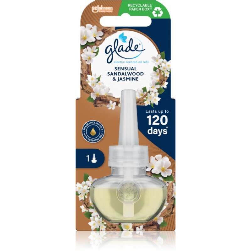 GLADE Sensual Sandalwood & Jasmine electric diffuser refill 20 ml