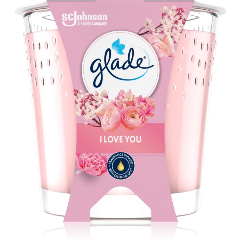 GLADE I Love You scented candle 112 g