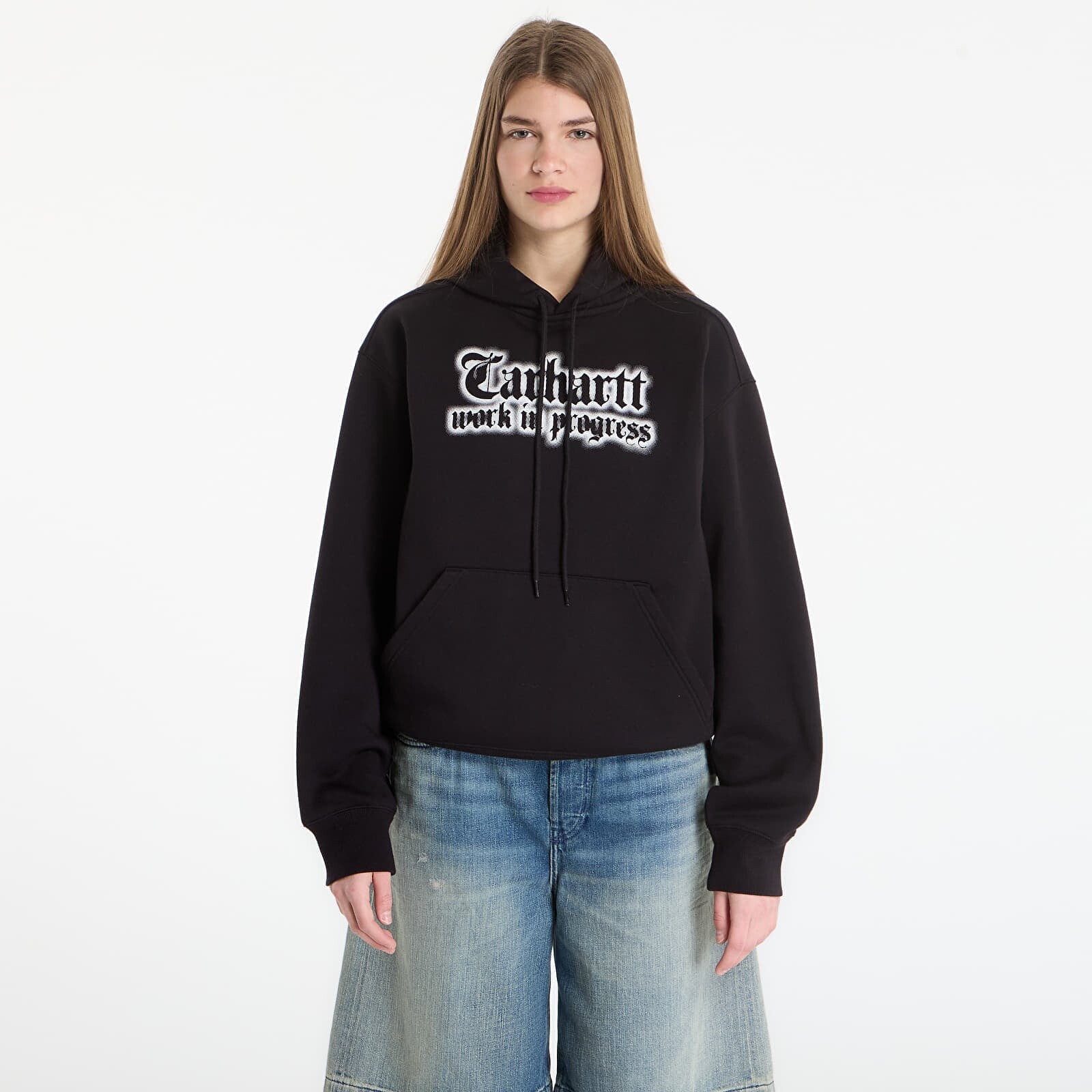 Sweatshirt Carhartt WIP Hooded World Tour Sweat UNISEX Black XS