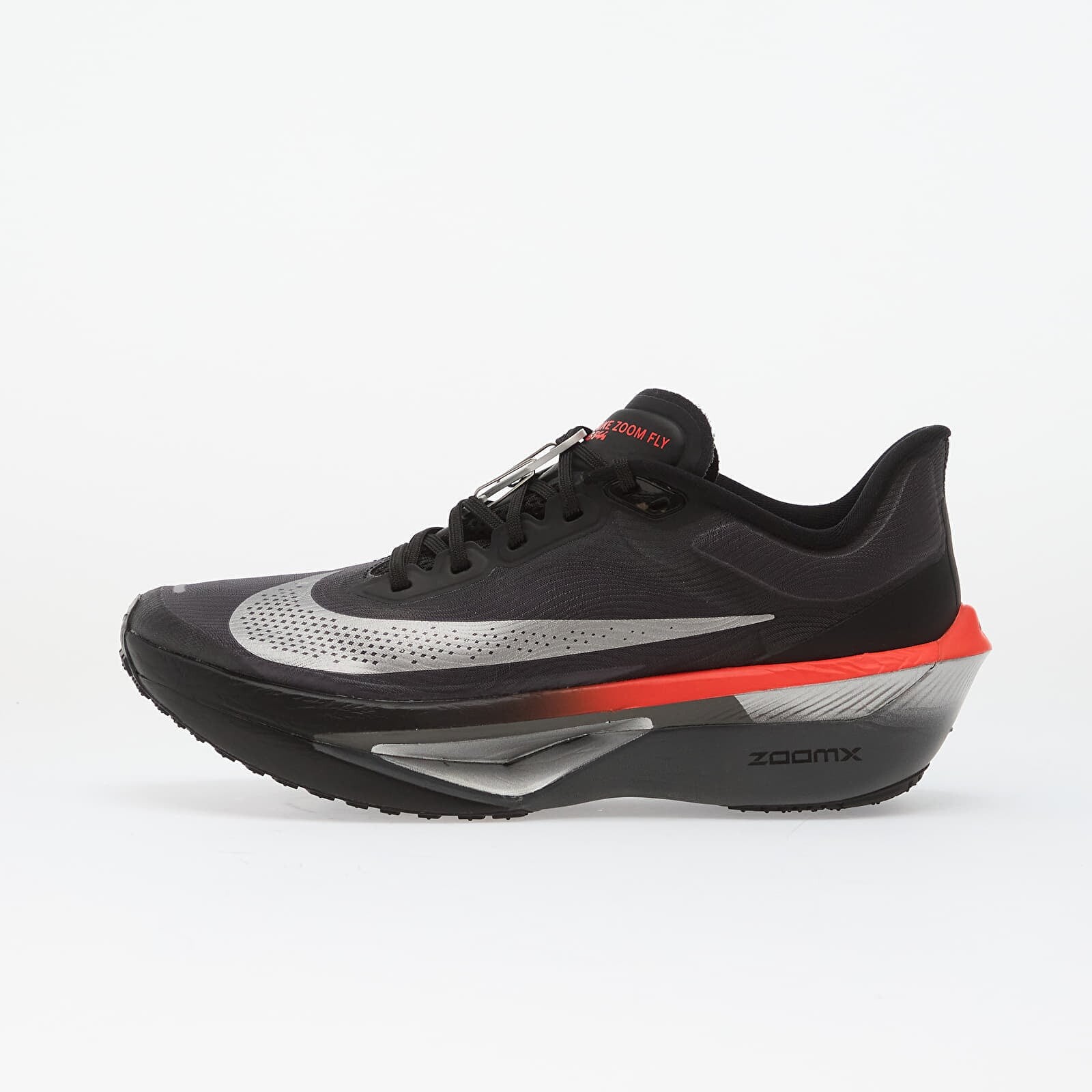 Sneakers Nike Zoom Fly 6 Black/ Metallic Silver-Bright Crimson UK 10.5