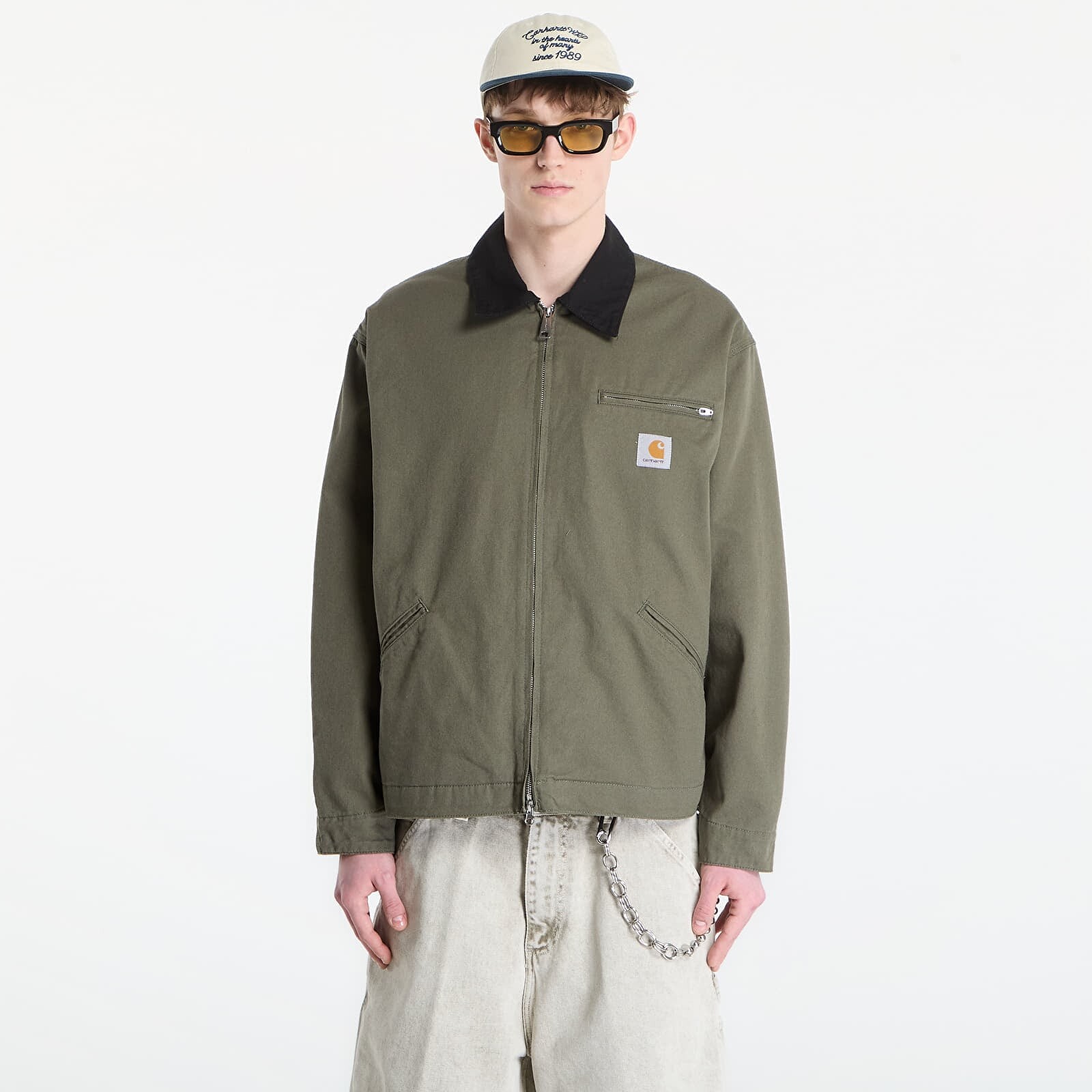 Jacket Carhartt WIP OG Detroit Jacket UNISEX Leaf/ Black L