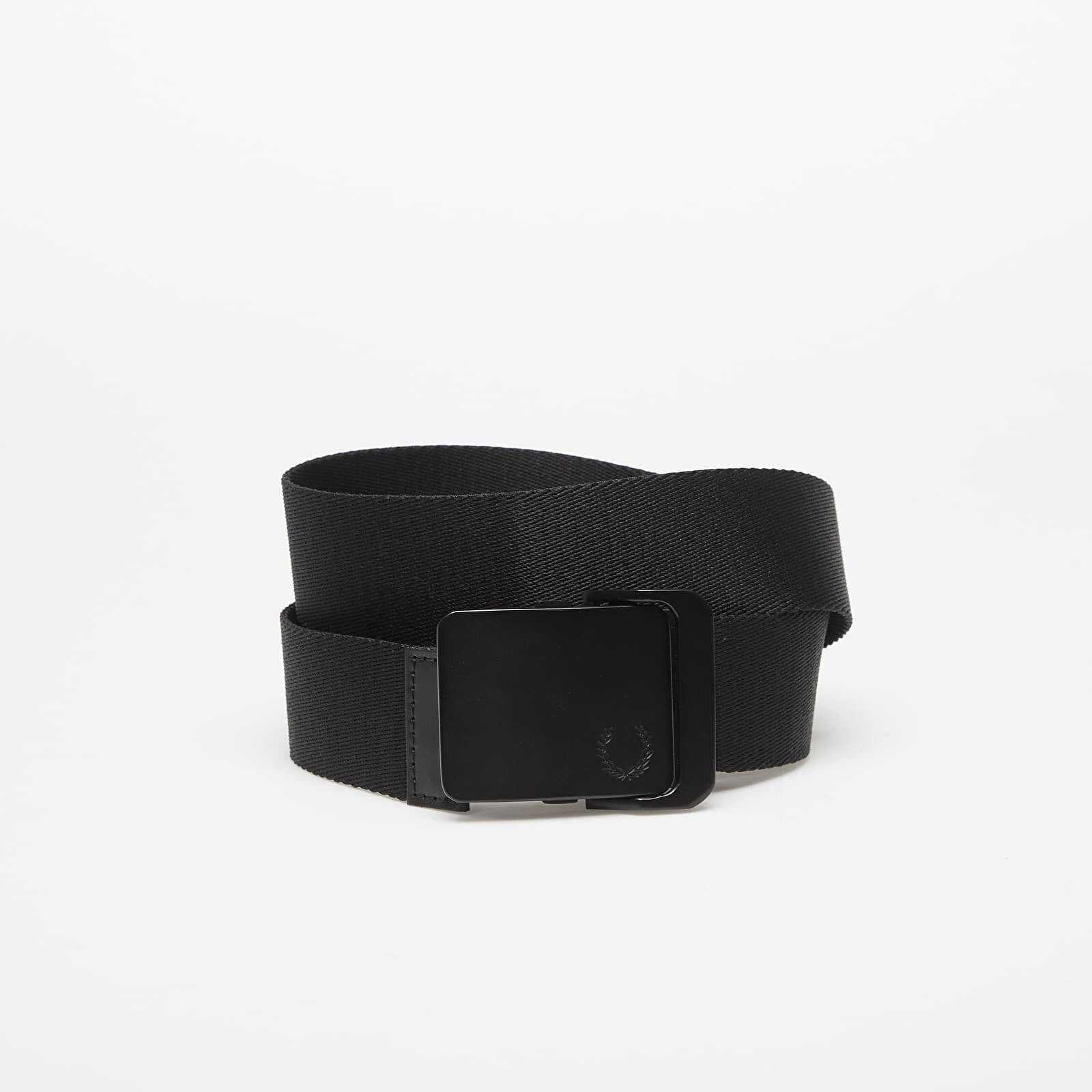 FRED PERRY Plain Webbing Belt Black L