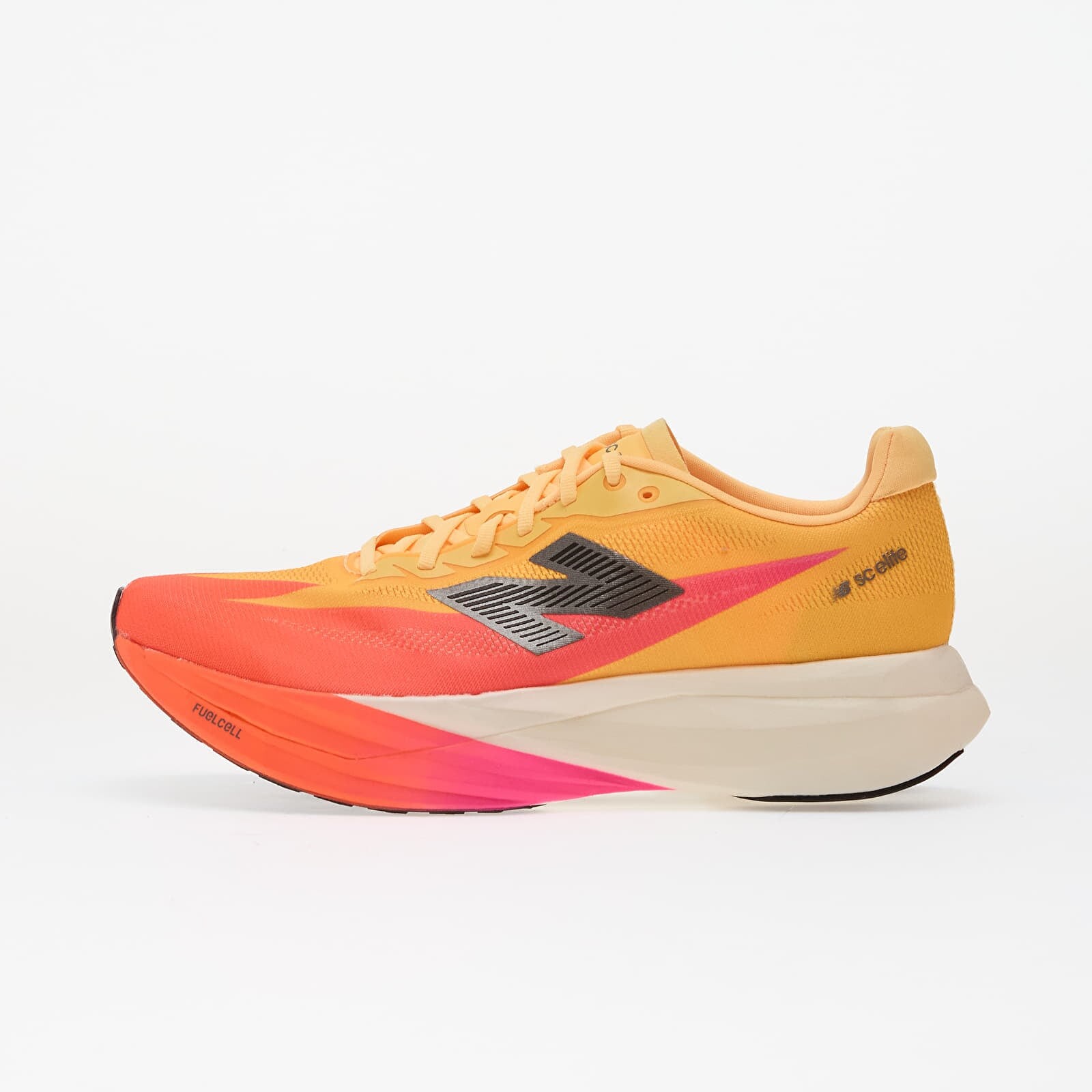 Sneakers New Balance FuelCell SuperComp Elite V5 Tangerine Heat/ White Peach/ Pink Heat UK 10.5