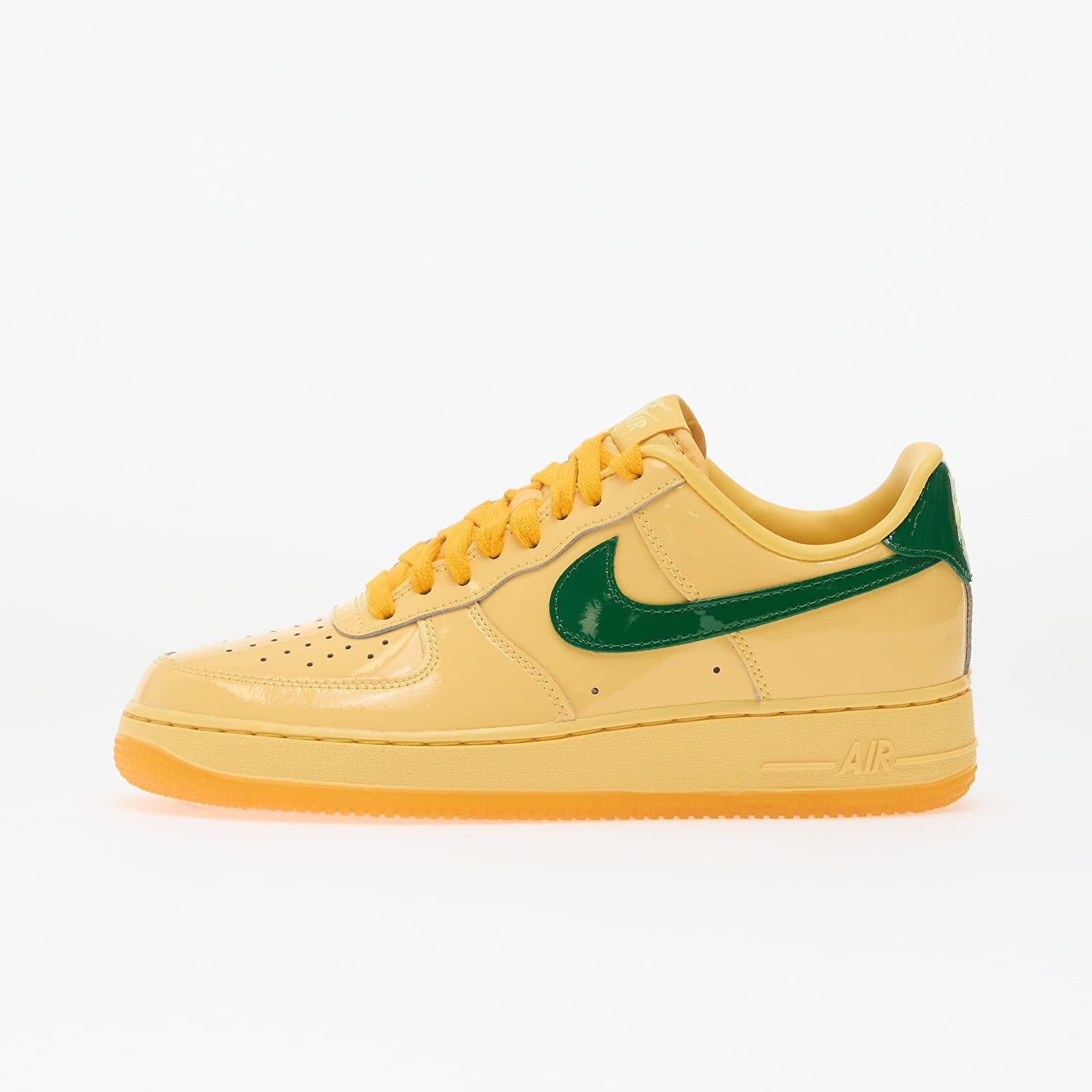 Sneakers Nike Air Force 1 Low Topaz Gold/ Pine Green-Lt Laser Orange UK 7.5
