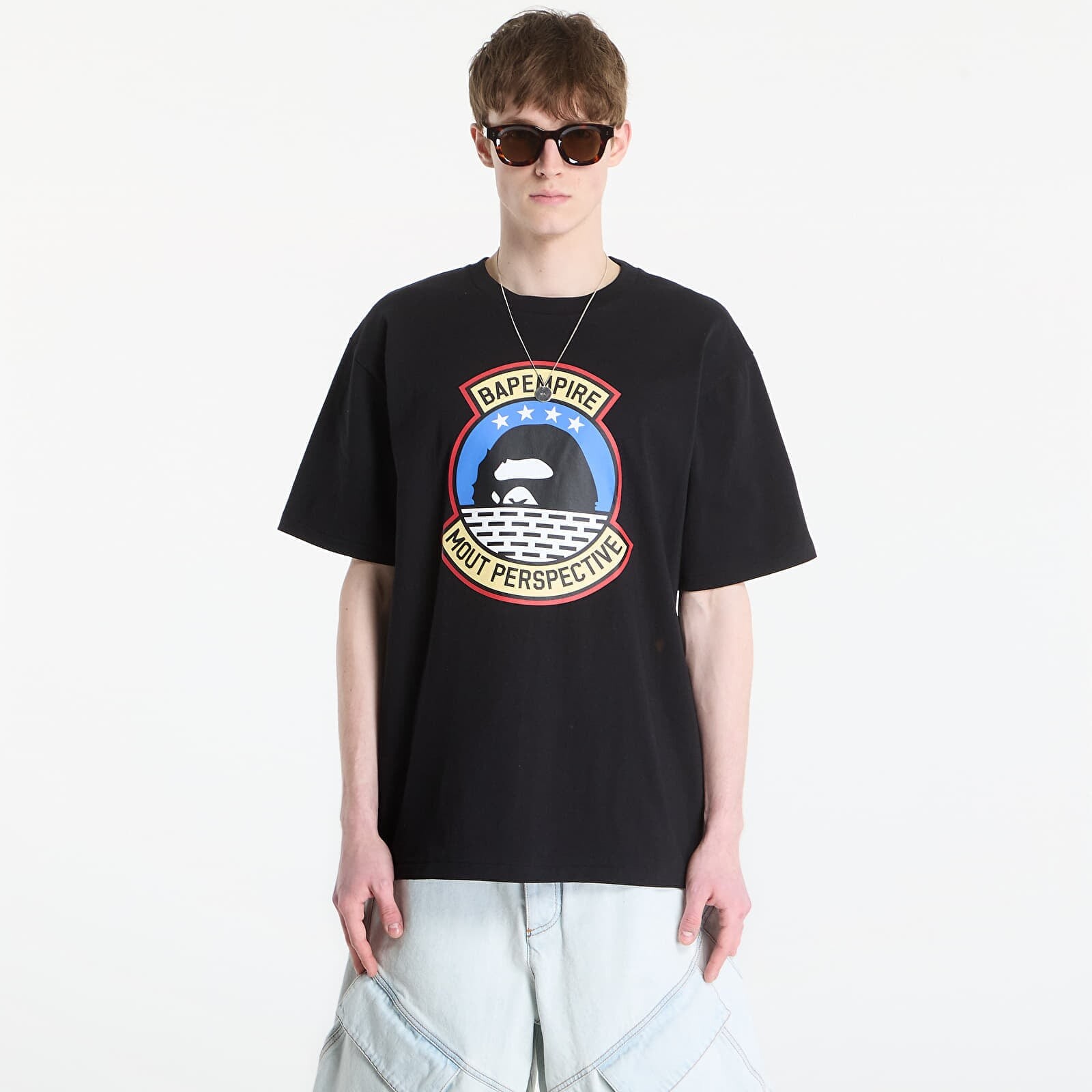 T-shirt A BATHING APE Bapempire Logo Tee UNISEX Black M