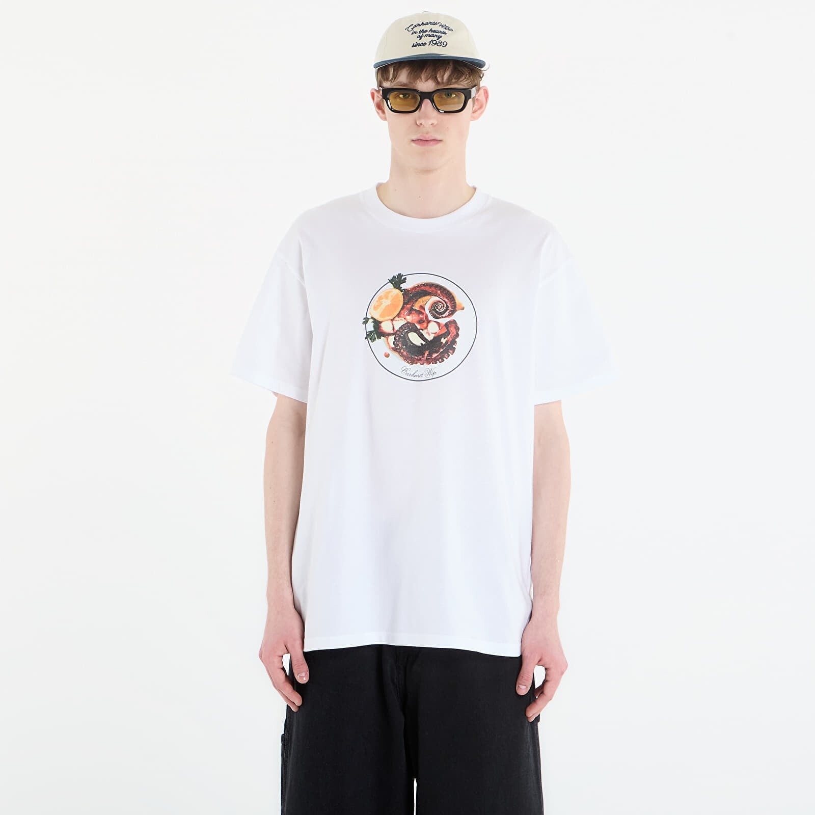 T-shirt Carhartt WIP S/S Octopus T-Shirt UNISEX White XS