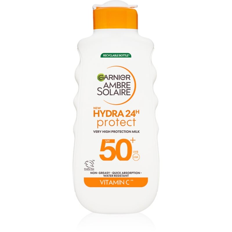 Garnier Ambre Solaire Hydra 24h protective sunscreen lotion with moisturising effect SPF 50+ 175 ml