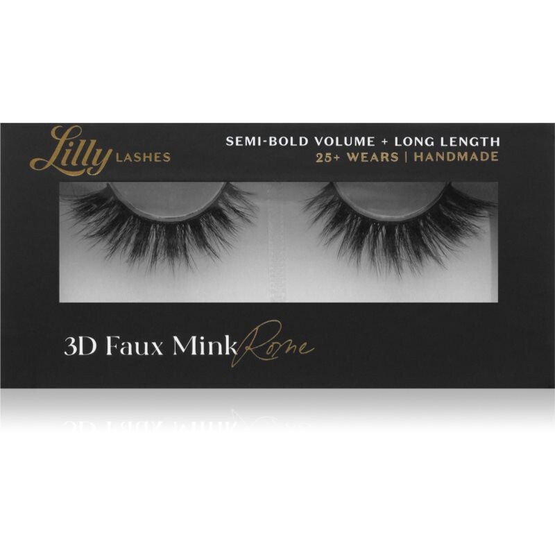 Lilly Lashes 3D Faux Mink false eyelashes type Rome 1 pair