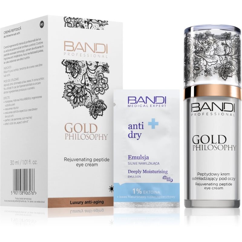 BANDI Cosmetics Gold Philosophy eye cream with peptides 30 ml