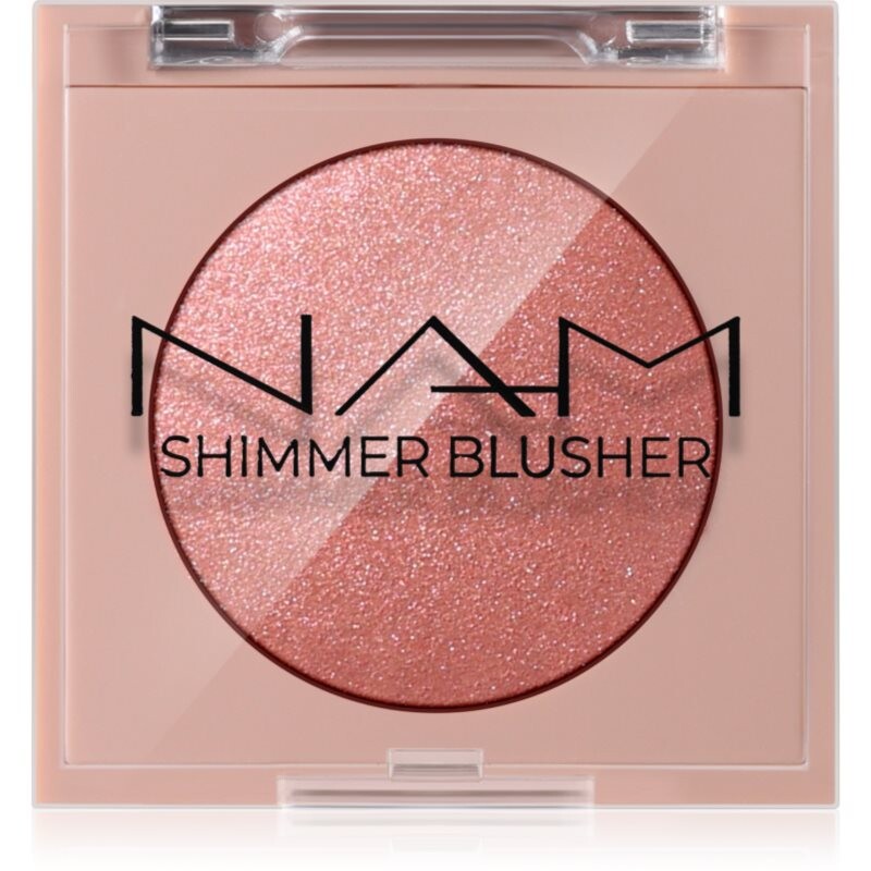 NAM Shimmer Blusher long-lasting blusher shade 2 Peach Ice Tea 4 g