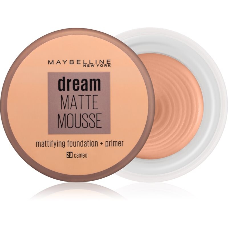 MAYBELLINE NEW YORK Dream Matte Mousse mattifying foundation shade 20 Cameo 18 ml