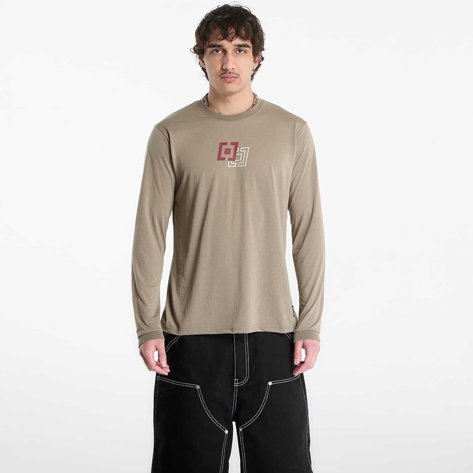 Jersey Horsefeathers Fury Ls Bike Jersey Taupe XXL