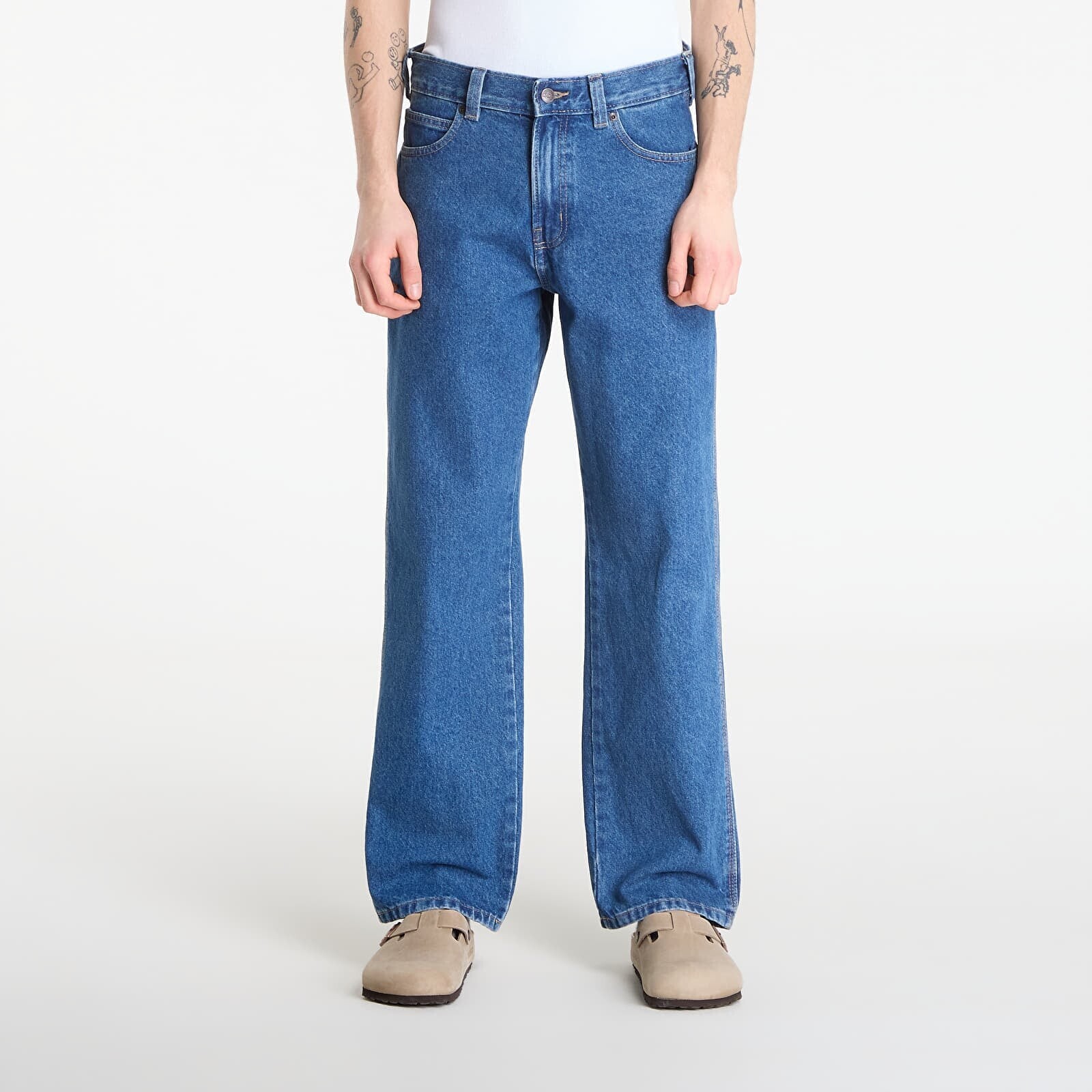 Pants Dickies 954 Relaxed Straight Work Jeans Denim Blue W33/L32