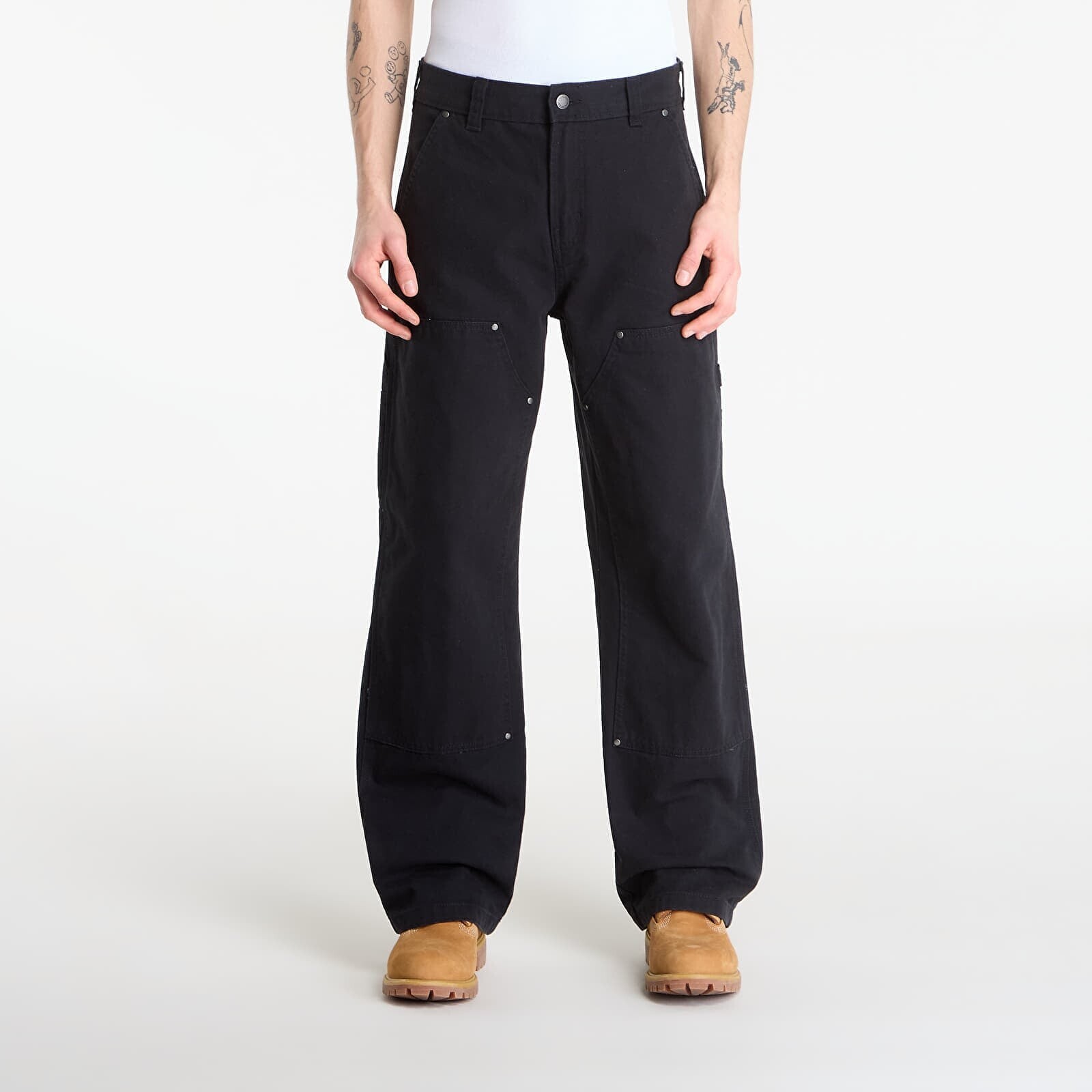 Pants Dickies Double Knee Canvas Carpen Black W34/L30